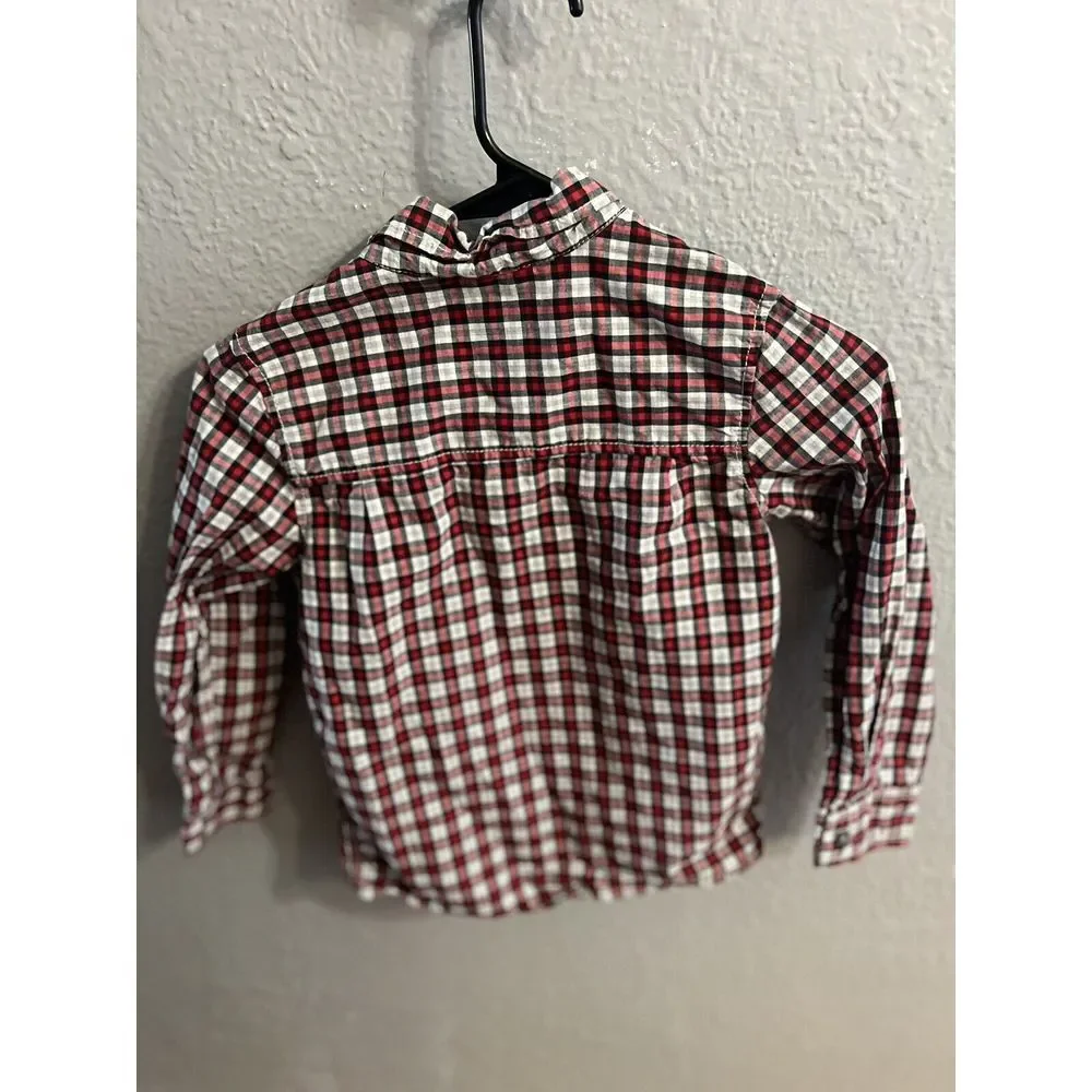 Boys Oshkosh b gosh long‎ sleeve button up shirt size 8